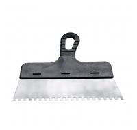 Шпатель фасадный нержав. 250 мм, 8 х 8 мм, пласт.ручка