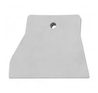 Шпатель резиновый белый 80 мм