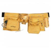 Пояс "Master" д/инструмента нат.кожа, 8 карманов, 2скобы