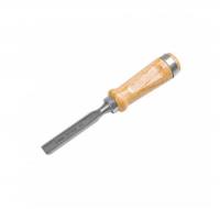 Стамеска-долото полукруглая с дерев. ручкой, хромованадиевая сталь 6 мм