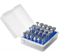 Набор ЗУБР"Профессионал"мини-насадки с алмазным напылением в боксе,Р180, хвостовик 3мм,50пр.