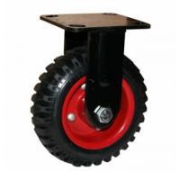 Колесо не поворотное литая резина PRF 80