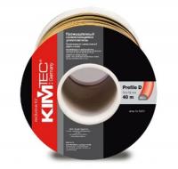 Уплотнитель D черный 21х15мм, 1м (одинарный)