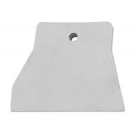 Шпатель резиновый белый 100 мм