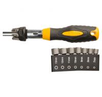 Отвертки и насадки, набор 14 шт Cu-v