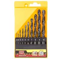 Набор сверл по металлу 1.5-10мм, 10шт