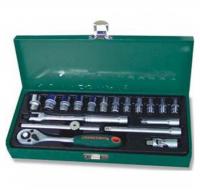 Набор торцевых головок 1/4" 4-13 мм, 18 предметов 047434