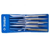 Надфили набор с алмазным напылением в пакете PVC, Р 140, 140х75мм, 5пр.