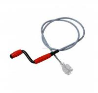 Ерш в виниловой оплетке с крутящейся ручкой 8 мм х 1,5 м Домочист