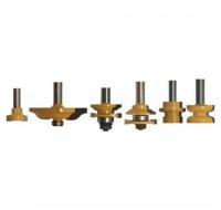 Набор фрез д/изгот. филенчатых изделий, 6шт, хв.12м