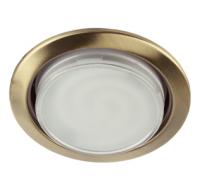 Светильник KL35 GD ЭРА под лампу Gx53. 220V, 13W золото