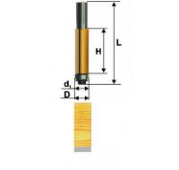 Фреза кромочная прямая d  9,5 х 25, хв.8 мм