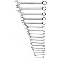 Набор ключей комбинированных "Expert", Cr-V сталь, хромированные, 6-32мм, 18шт.