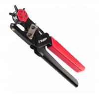 Дырокол Зубр "Мастер" 6-в-1, 2-4,5мм, револьверный для кожи усиленный