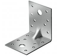 Уголок крепежный оцинкованный усиленный 90х90х40х2,0мм