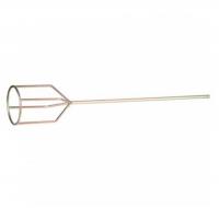 Миксер 100х590 мм, Профи,  оцинкованный для гипсовых смесей и наливных полов